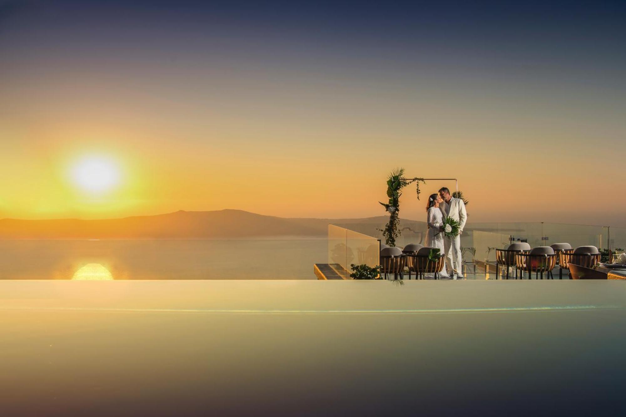 ホテル Kivotos Santorini イメロヴィグリ エクステリア 写真